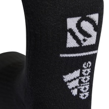 adidas Sport Socks Crew Five Ten Biking Cushioned (arch support) black/green/grey - 3 pairs